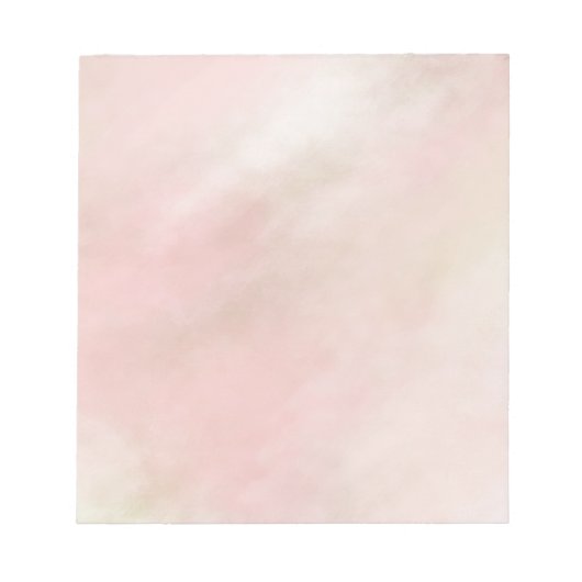 Perzikroze bleekkleurige kleurstof Waterverf Notitieblok (Voorkant)