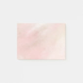 Perzikroze bleekkleurige kleurstof Waterverf Post-it® Notes (Voorkant)