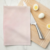 Perzikroze bleekkleurige kleurstof Waterverf Theedoek (Quarter Fold)