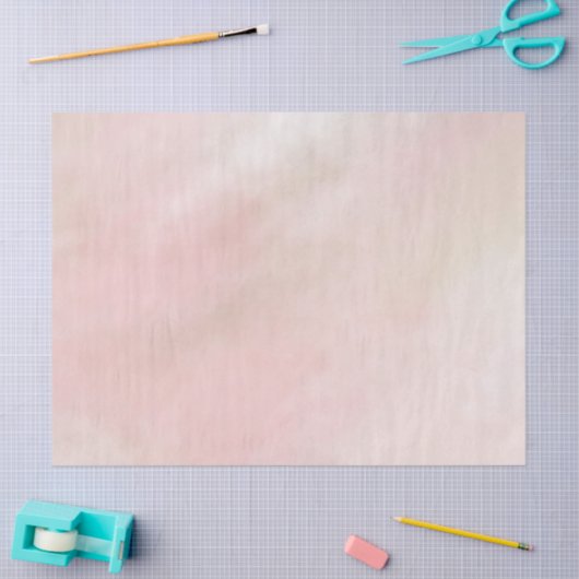 Perzikroze bleekkleurige kleurstof Waterverf Tissuepapier (Craft)