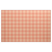 perzikroze oranje buffelplaid stof (Yard (91,4 cm))