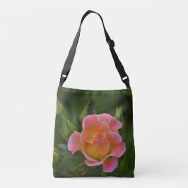 Perzikroze Roos Crossbody Tas