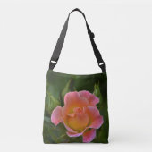 Perzikroze Roos Crossbody Tas (Voorkant)