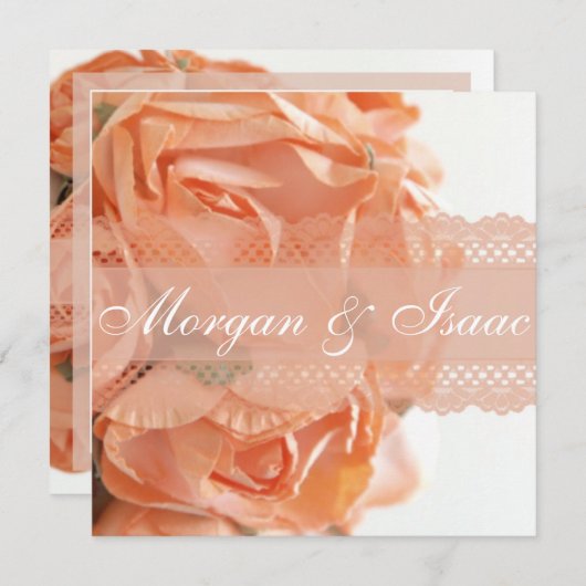 PerzikRozen en uitnodiging tot weddenschappen (Voorkant / Achterkant)