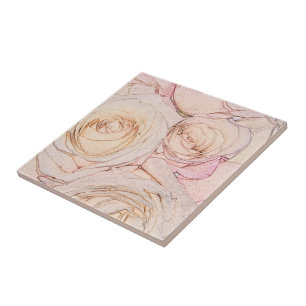 PerzikRozen Tegeltje