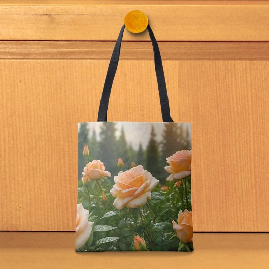 Perzikrozen Tote Tas
