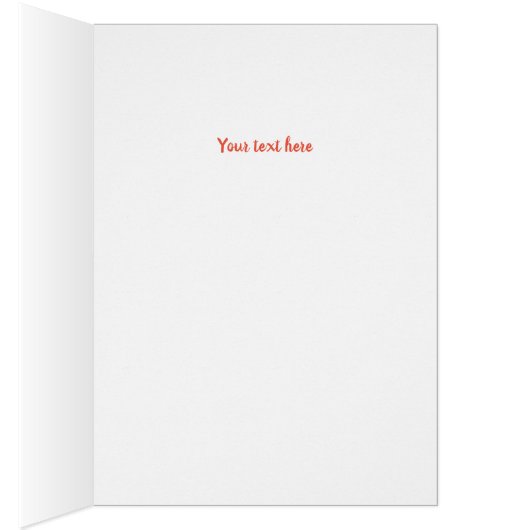 Perziksangria met aangepaste tekst (Binnen (Rechts))