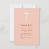 Perziksinaasappelen en stripes kaart (Voorkant)