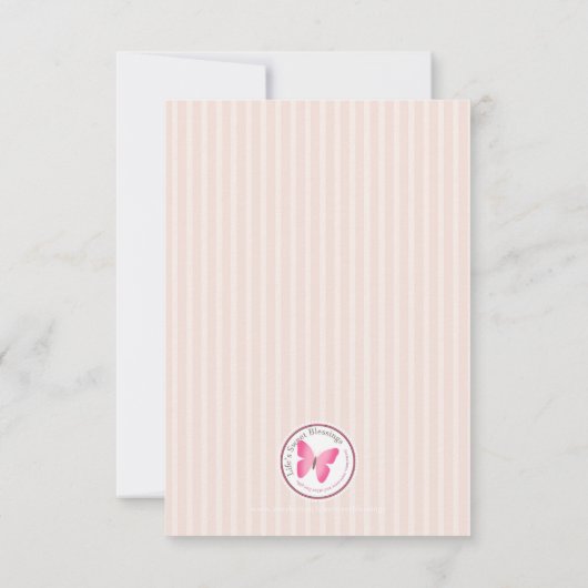 Perziksinaasappelen en stripes kaart (Achterkant)