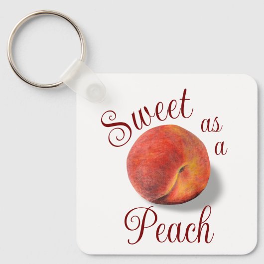 PerzikSleutelhanger Sleutelhanger (Voorkant)