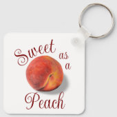 PerzikSleutelhanger Sleutelhanger (Achterkant)