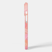 Perzikspiraaltjes, Filigree en Flowers Case-Mate iPhone Case (Achterkant / Links)