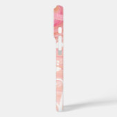 Perzikspiraaltjes, Filigree en Flowers Case-Mate iPhone Case (Achterkant / Links)