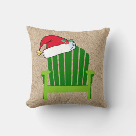 Perzikstoel met Kerstmis met Kerstmis met kerstmis Kussen