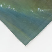 Perzikstrand in Puerto Piramides, Argentinië Fleece Deken (Hoek)