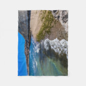 Perzikstrand in Puerto Piramides, Argentinië Fleece Deken (Voorkant)