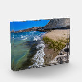 Perzikstrand in Puerto Piramides, Argentinië Fotoblokken (Links)