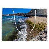 Perzikstrand in Puerto Piramides, Argentinië Groot Cadeauzakje (Achterkant)