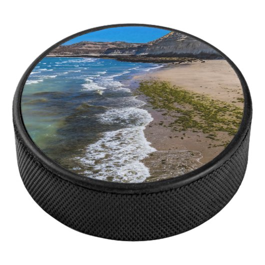 Perzikstrand in Puerto Piramides, Argentinië Hockey Puck (3/4)