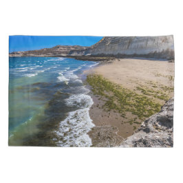 Perzikstrand in Puerto Piramides, Argentinië Kussensloop