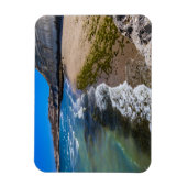 Perzikstrand in Puerto Piramides, Argentinië Magneet (Verticaal)