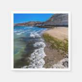 Perzikstrand in Puerto Piramides, Argentinië Servet (Voorkant)