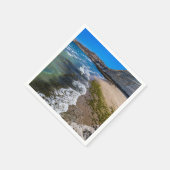 Perzikstrand in Puerto Piramides, Argentinië Servet (Hoek)