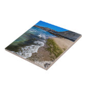 Perzikstrand in Puerto Piramides, Argentinië Tegeltje (Zijkant)