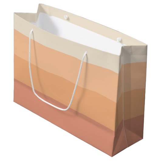  perzikstrepen groot cadeauzakje (Voorkant Gekanteld)