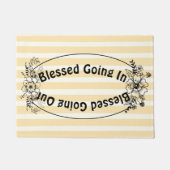 Perzikstrips zonder bloesem deurmat (Voorkant)