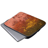 Perzikstuif Laptop Sleeve (Voorkant onderkant)