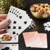 Perzikswirls die kaarten afspelen (Insitu)