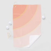 Perzikswirls Golfhanddoek (Insitu)
