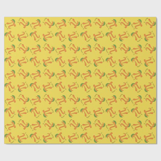 Perziksymbool Wiskunde leraar Cadeaupapier (Vlak)