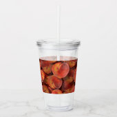 perziktuimelaar acryl drinkbeker (Voorkant)