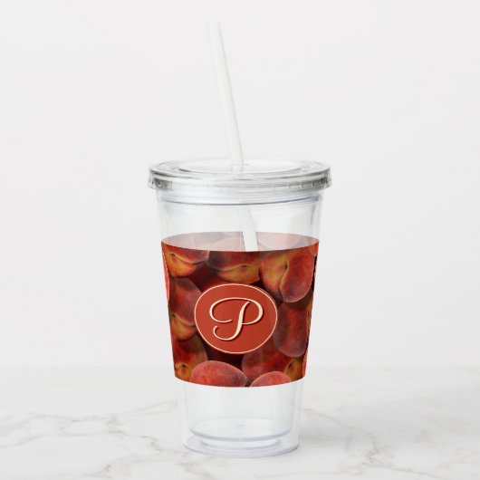 perziktuimelaar acryl drinkbeker (Links)