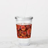 perziktuimelaar acryl drinkbeker (Achterkant)