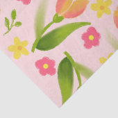 perziktulpen tissuepapier (Detail)