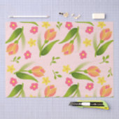 perziktulpen tissuepapier (Craft)