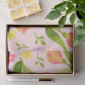 perziktulpen tissuepapier (Geschenk)