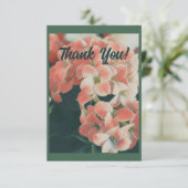 Perzikventiel Bedankkaart (Staand voorkant)