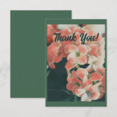 Perzikventiel Bedankkaart (Voorkant / Achterkant)