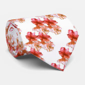 Perzikventilator — Floral Stropdas (Opgerold)