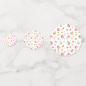 perzikverjaardag confetti (Achterkanten)