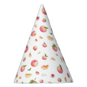 perzikverjaardag feesthoedjes (Rechts)