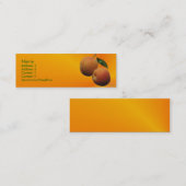 PerzikVisitekaartje Mini Visitekaartje (Voorkant / Achterkant)