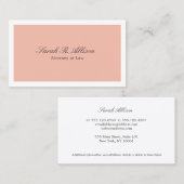 PerzikVisitekaartje Visitekaartje (Voorkant / Achterkant)