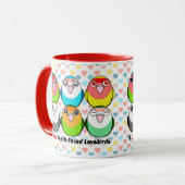 Perzikvogels Mok (Voorkant links)