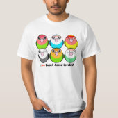 Perzikvogels T-shirt (Voorkant)