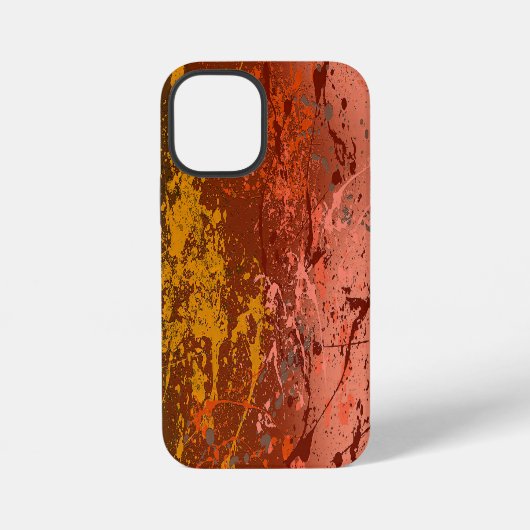 Perzikwarreling iPhone Hoesje (Achterkant)